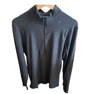 Lululemon Surge Warm Half-Zip Men's Size Large Color: Heathered Charcoal. EUC